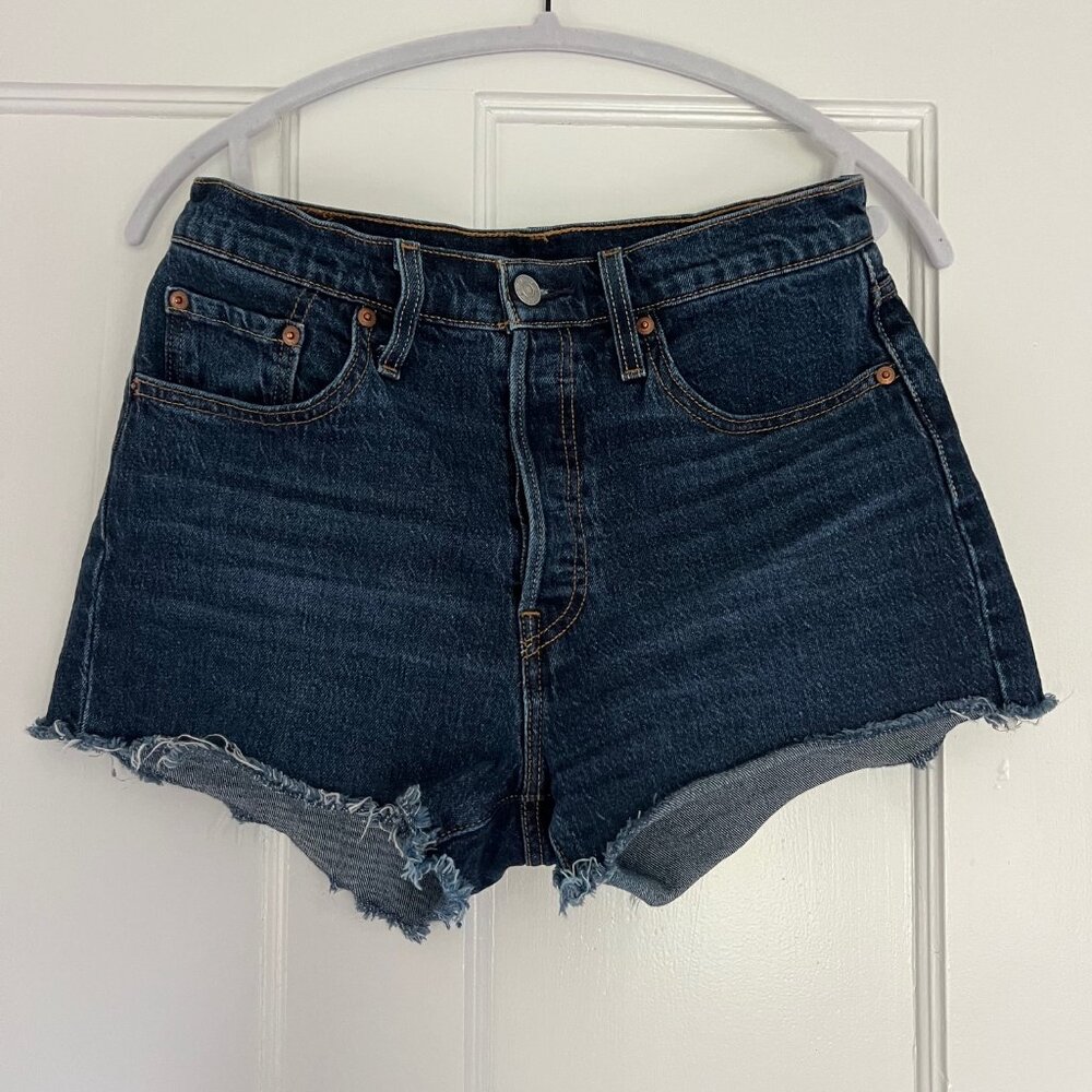 Levis Denim Blue Women's Shorts